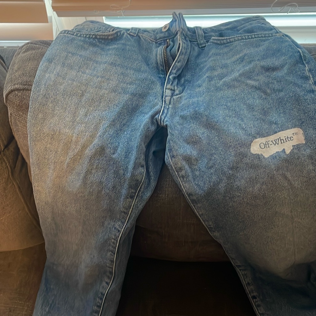 Off White Jeans. Worn Once